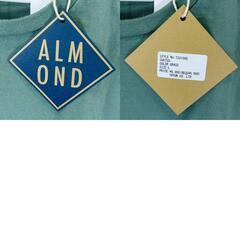 【未使用】Almond Surfboards & Design アーモンドサーフボードデザイン FINE SURFING EMB 半袖 Tシャツ L GRASS TS2110S ユニセックス USAコットンの画像