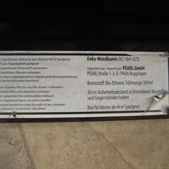 Carlo Milano バイオエタノール暖炉 ドイツ製の画像