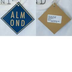 【未使用】Almond Surfboards & Design アーモンドサーフボードデザイン FINE SURFING EMB 半袖 Tシャツ M ホワイト TS2110S ユニセックス USAコットンの画像