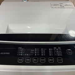 ★6Kg★2021年製 アイリスオーヤマ 全自動洗濯機 IAW-T602E・水洗い清掃済み！※商品の状態等は現物にてご確認ください。の画像