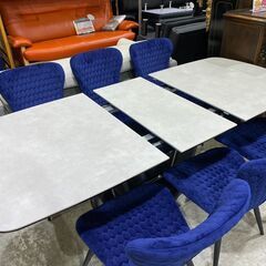 サカイ工芸｜Lasseer｜Cougar｜レッサー｜クーガー｜セラミック天板｜伸長式｜ダイニング7点セットの画像