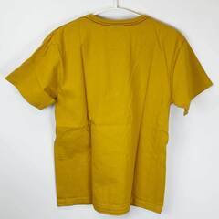 【未使用】Almond Surfboards & Design アーモンドサーフボードデザイン ALMOND EMB 半袖 Tシャツ M マスタード TS2007S ユニセックス USAコットンの画像