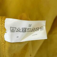 【未使用】Almond Surfboards & Design アーモンドサーフボードデザイン ALMOND EMB 半袖 Tシャツ M マスタード TS2007S ユニセックス USAコットンの画像