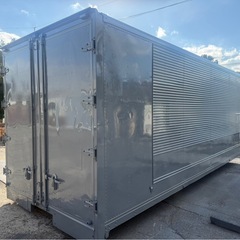 ☝‪‪No.954 アルミバン 4t 車 アルミ 箱 バイク 倉庫 トラック コンテナ 米 保管庫 物置 DIYの画像