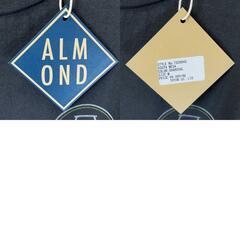 【未使用】Almond Surfboards & Design アーモンドサーフボードデザイン COSTA MESA 半袖 Tシャツ M チャコール TS2004S ユニセックス USAコットンの画像