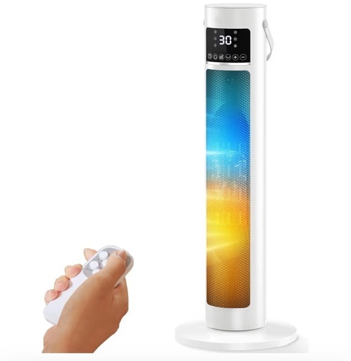 新品未使用セラミックヒーター ファンヒーター 暖房 扇風機 羽根なし