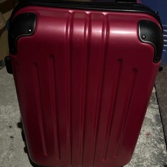 機内✈️持込可能サイズ💼赤　スーツケース キャスター付の画像