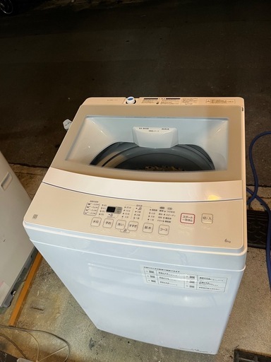 【?高年式‼️】ニトリ全自動洗濯機6kg分解洗浄済み