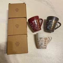 東京クリスマスマーケット 2024 マグカップ 3コの画像