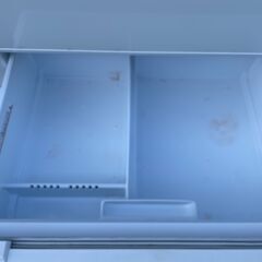 ★動作〇★ 清掃済 保障有 冷蔵庫 三菱 MR-CG33G-W1 330L 2022年製 ガラス 3ドア ノンフロン 冷凍冷蔵庫の画像