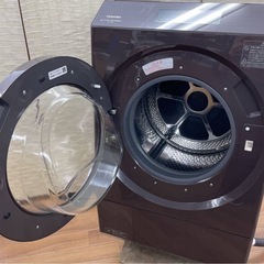 【超最安値】2022年35万購入TOSHIBA高性能ドラム式洗濯機　TW-127XP1 配達無料の画像