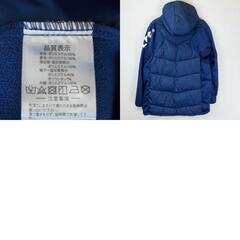 アスレタ 中綿ウォームジャケット O ネイビー 04148 ATHLETA サッカー ウォームアップ 防寒 ベンチコートの画像