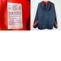 アディダス CLX BodyHeat パデッドジャケット 2XO ネイビー/オレンジ F45684 ADIDAS サッカー ウォームアップ 防寒 ベンチコートの画像