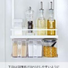 山崎実業(Yamazaki) レンジフード調味料ラック 3段 の画像