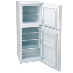 冷凍冷蔵庫、２ドア、139L、ホワイト、ほぼ新品の画像