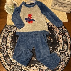 キッズパジャマ140cm 上下セット　もこもこ暖かい の画像