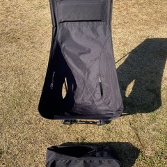 MOON LENCE アウトドア チェア ハイバック 四段階高さ調節&角度調整可 キャンプ 椅子 あぐらチェア グランドチェア 折りたたみ 軽量 コンパクト 枕付き 耐荷重180kg ブラックの画像