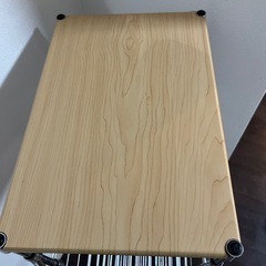 ニトリ　スチールラック　キャスター付きの画像