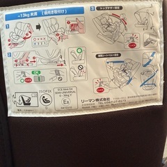 チャイルドシート0〜6歳児用
の画像