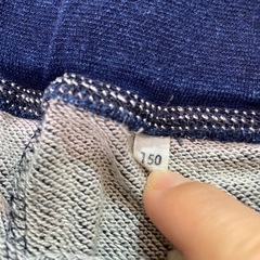 キッズデニム風パンツ　150cmの画像