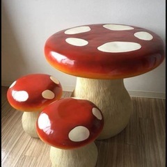 キノコ　テーブルの画像