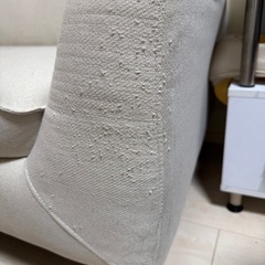 2人掛けソファー 使用感あrりの画像