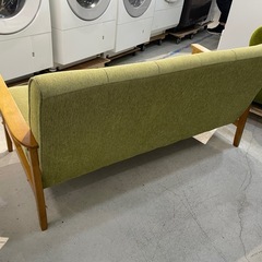 配達可【3人掛けソファ】【グリーン】【管理番号12311】九の画像