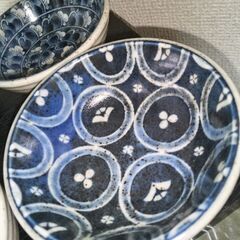 未使用！美濃焼　 染錦絵変 幸泉窯 柄６種小鉢・小皿 　６個　木箱付きの画像