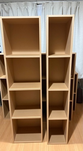 MUJI パルプボードボックス4段2個セット (hanahana) 浦添前田の収納