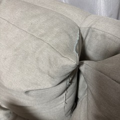 【お譲り先決定】この字フロアソファーの画像