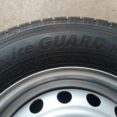 軽バン　軽トラ　145/80R12 12インチ　バン　タイヤ　ホイール付き　スタッドレス　4本の画像