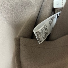 GU フーディーポンチョ　コート　ブラウン　レディース　美品の画像