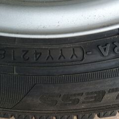 軽バン　軽トラ　145/80R12 12インチ　バン　タイヤ　ホイール付き　スタッドレス　4本の画像