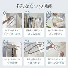 フロッキーハンガー　20本の画像