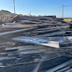 薪ストーブ等に欅、杉の材木【新潟市西蒲区】の画像