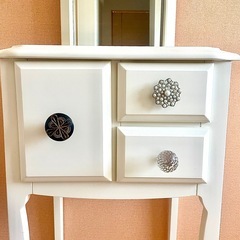 【自宅周辺来ていただける方のみ】Francfranc ドレッサー ホワイトの画像