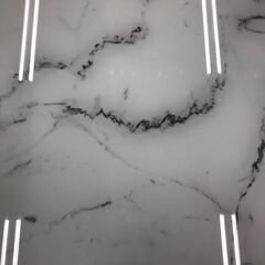 【ジャングルジャングル広陵店】家具　ニトリ　ダイニングテーブル　ガラス天板　大理石柄　テーブル　【ジモティー特別価格！！】の画像