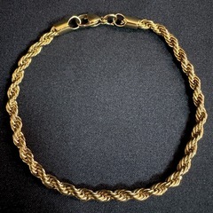  B13*《ステンレス》*メンズ_スクリューチェーンブレスレットの画像