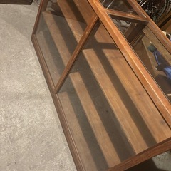 ◆アンティークガラスショーケースの画像