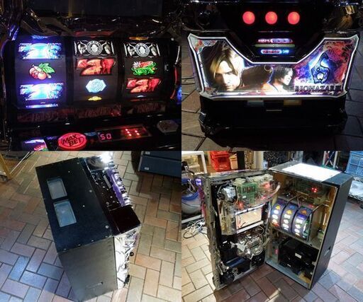 パチスロ実機 バイオハザード6ZY 5号機 ART 不要機 エンターライズ ヴォリューム不調 現状品 新道東店