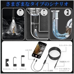 内視鏡カメラ ファイバースコープカメラ美品の画像