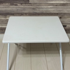 【取りに来られる方限定】折りたたみテーブル(5035 ホワイトウォッシュ FT2)の画像