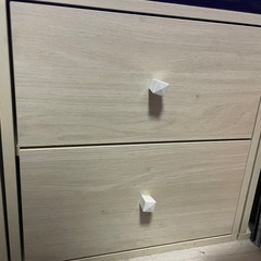 収納棚　扉付きの画像