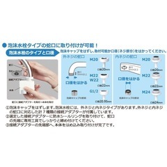 充電式 タッチレス水栓の画像