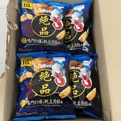 カルビー かっぱえびせん 絶品 鳴門の塩と帆立貝柱味 60g×12袋 賞味期限2026/2　Z183-80306の画像