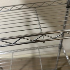 お譲り先決まりました！スチールラック（幅20cm／キャスター付き／天板あり）の画像