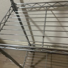 お譲り先決まりました！スチールラック（幅20cm／キャスター付き／天板あり）の画像