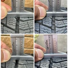 185/60R15スタッドレスタイヤ＆アルミホイールセット　4本（旧ホンダフィットGE6で使用）の画像