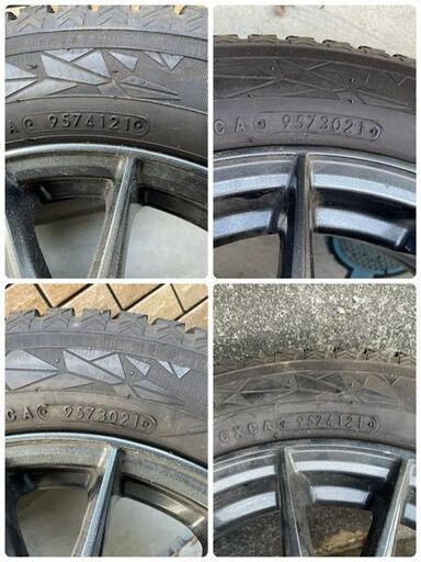 185/60R15スタッドレスタイヤ＆アルミホイールセット　4本（旧ホンダフィットGE6で使用）
