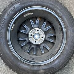 185/60R15スタッドレスタイヤ＆アルミホイールセット　4本（旧ホンダフィットGE6で使用）の画像